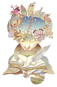 Contact - art by Ilene Lederer